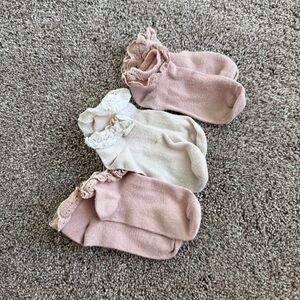 H&M Toddler Girl Lace Trim Ankle Socks